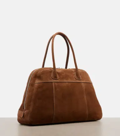 Miu Miu Vivant Large suede bowling bag | Thumbnail 4 Miu Miu Vivant Large suede bowling bag | Thumbnail 4