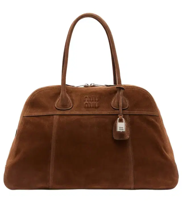 Miu Miu Vivant suede bowling bag