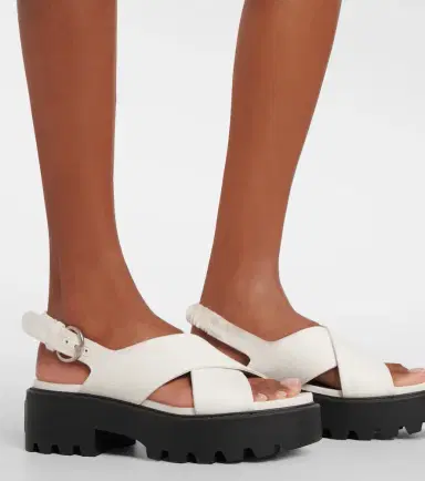 Miu Miu Platform slingback sandals | Thumbnail 6 Miu Miu Platform slingback sandals | Thumbnail 6
