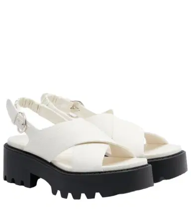 Miu Miu Platform slingback sandals | Thumbnail 1 Miu Miu Platform slingback sandals | Thumbnail 1