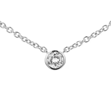 Wish Fine Jewelry 0.25ct Diamond 18K Gold Solitaire Necklace | Thumbnail 1 Wish Fine Jewelry 0.25ct Diamond 18K Gold Solitaire Necklace | Thumbnail 1