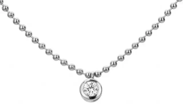 Wish Fine Jewelry 0.30ct Diamond 18K Gold Solitaire Necklace