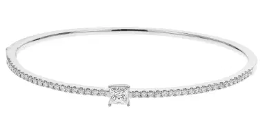 Wish Fine Jewelry 1.01ct Diamond 18K Gold Bangle Bracelet | Thumbnail 1 Wish Fine Jewelry 1.01ct Diamond 18K Gold Bangle Bracelet | Thumbnail 1