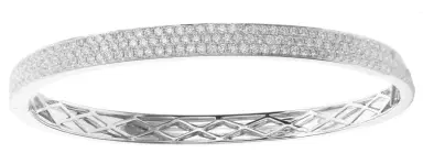 Wish Fine Jewelry 2.00ct Diamond 18K Gold Bangle Bracelet | Thumbnail 1 Wish Fine Jewelry 2.00ct Diamond 18K Gold Bangle Bracelet | Thumbnail 1