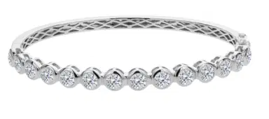 Wish Fine Jewelry 4.25ct Diamond 18K Gold Bangle Bracelet | Thumbnail 1 Wish Fine Jewelry 4.25ct Diamond 18K Gold Bangle Bracelet | Thumbnail 1