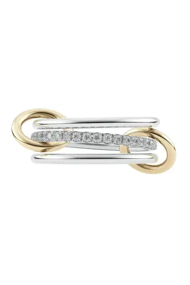 Spinelli Kilcollin Grey Diamond Three Band Sonny SG Gris Ring | Thumbnail 1