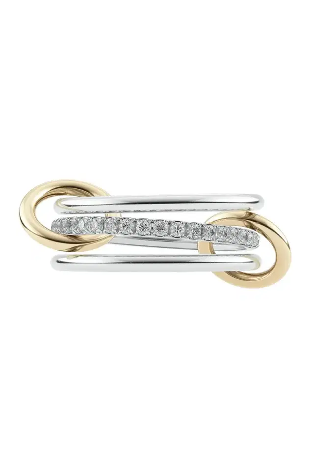 Grey Diamond Three Band Sonny SG Gris Ring