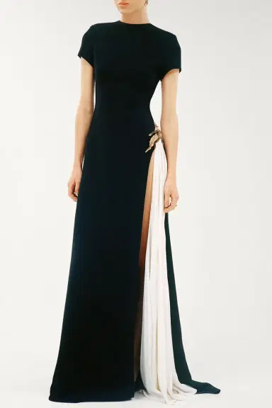 Marmar Halim Short Sleeve Maxi Dress | Thumbnail 2