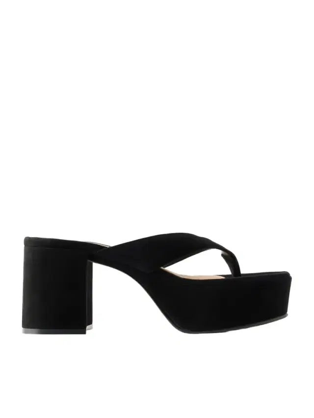 Gianvito Rossi 35 Suede Platform Thong Sandals
