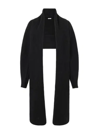 Kallmeyer Suki Shrug Ribbed-knit Wool And Cashmere-blend Cardigan | Thumbnail 1
