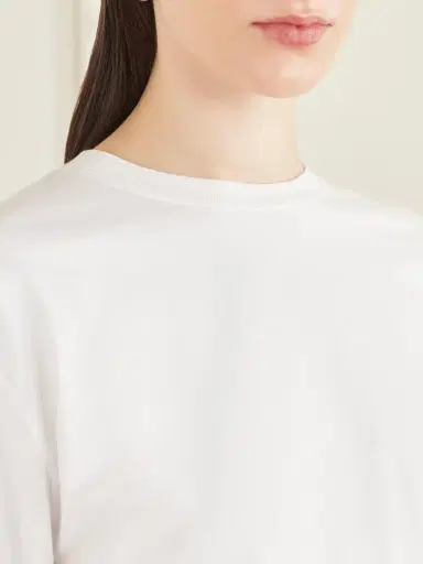 AGOLDE Storey Gathered Cotton-jersey T-shirt | Thumbnail 4 AGOLDE Storey Gathered Cotton-jersey T-shirt | Thumbnail 4