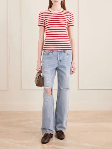 STILL HERE Painter Distressed Mid-rise Straight-leg Jeans | Thumbnail 2 STILL HERE Painter Distressed Mid-rise Straight-leg Jeans | Thumbnail 2