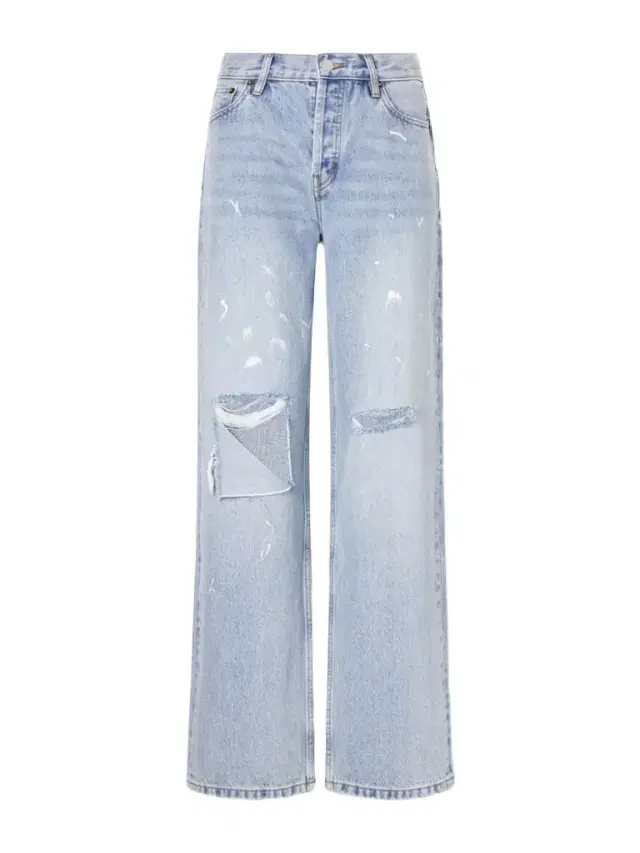 Painter Distressed Mid-rise Straight-leg Jeans
