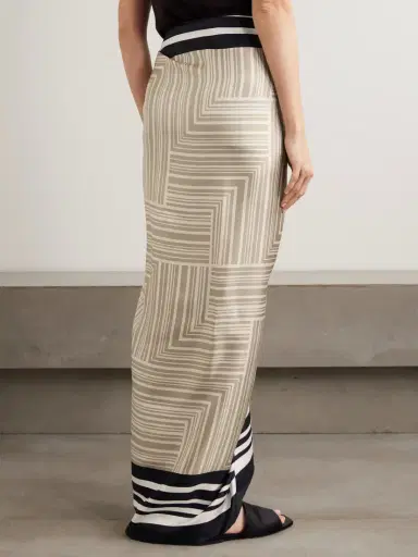 Joseph Nixie Striped Silk Satin-twill Pareo | Thumbnail 3 Joseph Nixie Striped Silk Satin-twill Pareo | Thumbnail 3