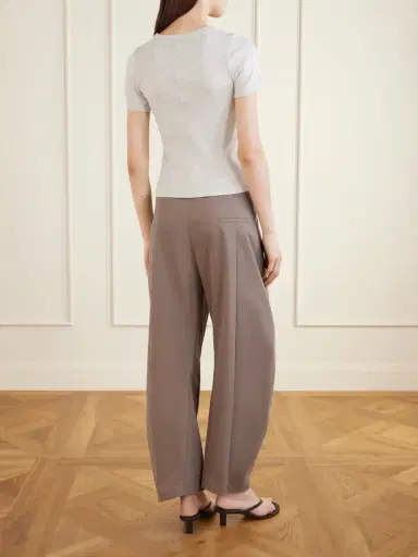 FLORE FLORE Car Ribbed Organic Cotton-jersey T-shirt | Thumbnail 4