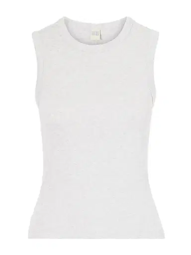 FLORE FLORE Esmé Ribbed Organic Cotton-jersey Tank | Thumbnail 1
