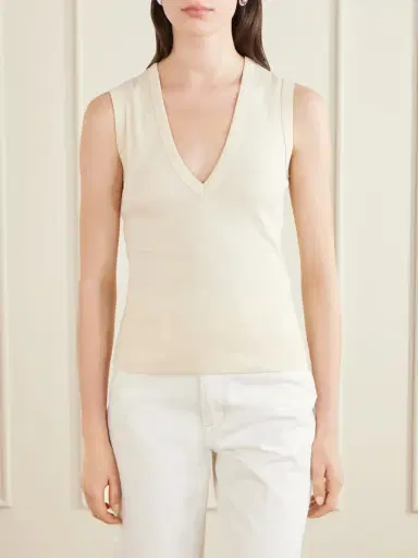 FLORE FLORE Dewi Organic Cotton-jersey Tank | Thumbnail 3