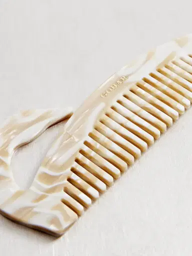 Gohar World Swan Marbled Acetate Hair Comb | Thumbnail 3 Gohar World Swan Marbled Acetate Hair Comb | Thumbnail 3
