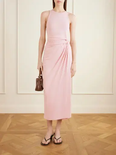 Another Tomorrow Stretch-jersey Midi Dress | Thumbnail 2 Another Tomorrow Stretch-jersey Midi Dress | Thumbnail 2
