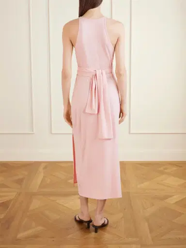 Another Tomorrow Stretch-jersey Midi Dress | Thumbnail 3 Another Tomorrow Stretch-jersey Midi Dress | Thumbnail 3