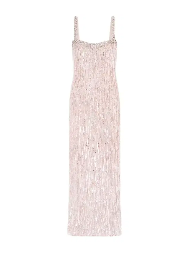 Jenny Packham Fleur Crystal-embellished Sequined Tulle Gown