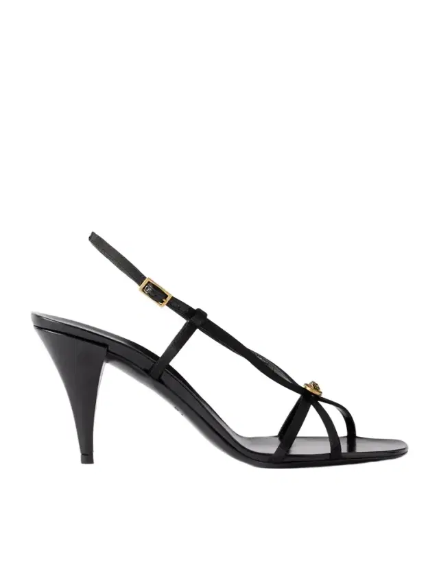 80 Satin Logo-embellished Sandals