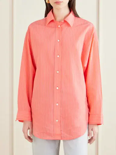 AGOLDE Sona Striped Cotton-blend Shirt | Thumbnail 3 AGOLDE Sona Striped Cotton-blend Shirt | Thumbnail 3