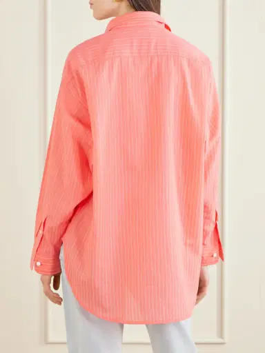AGOLDE Sona Striped Cotton-blend Shirt | Thumbnail 4 AGOLDE Sona Striped Cotton-blend Shirt | Thumbnail 4