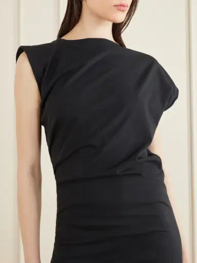 AGOLDE Beth Cotton-jersey Mini Dress | Thumbnail 4 AGOLDE Beth Cotton-jersey Mini Dress | Thumbnail 4