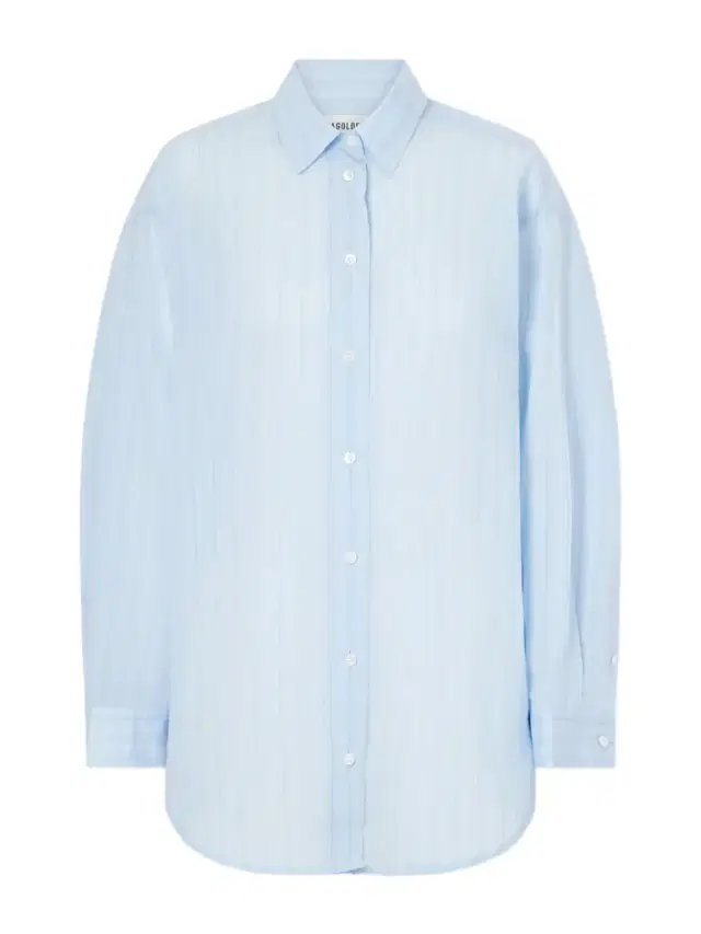 AGOLDE Sona Striped Cotton-blend Shirt
