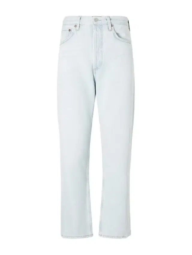 90's Crop Mid-rise Straight-leg Organic Jeans