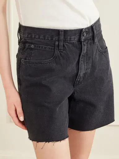 SLVRLAKE Sienna Frayed Denim Shorts | Thumbnail 3 SLVRLAKE Sienna Frayed Denim Shorts | Thumbnail 3