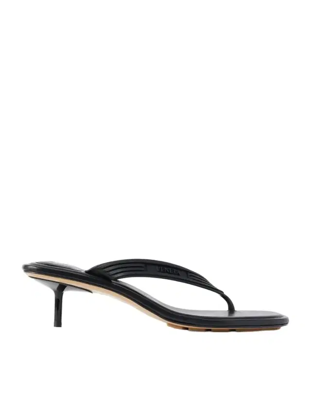 Sampieri Thong Leather-trimmed And Rubber Sandals