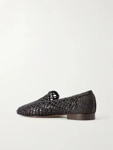 Le Monde Béryl Woven Leather Loafers | Thumbnail 3