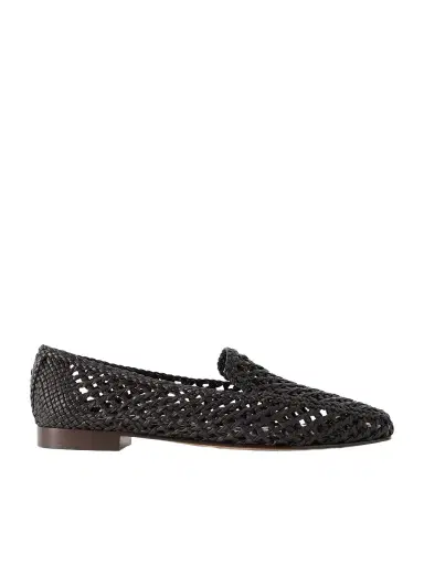 Le Monde Béryl Woven Leather Loafers | Thumbnail 1