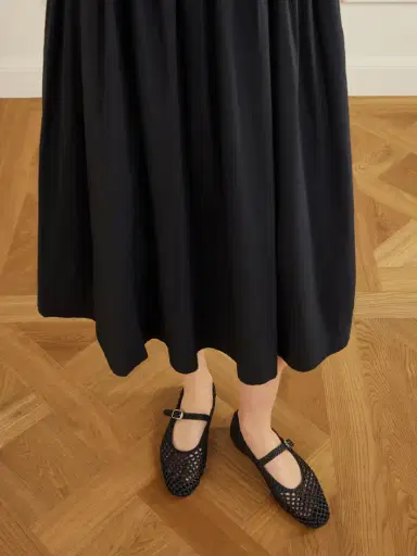Le Monde Béryl Mary Jane Knotted Leather Ballet Flats | Thumbnail 2 Le Monde Béryl Mary Jane Knotted Leather Ballet Flats | Thumbnail 2