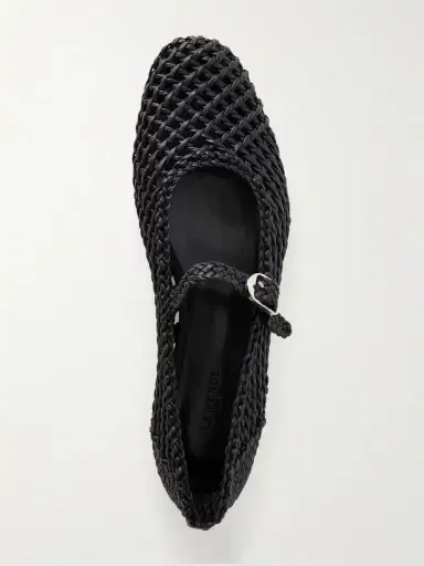Le Monde Béryl Mary Jane Knotted Leather Ballet Flats | Thumbnail 6 Le Monde Béryl Mary Jane Knotted Leather Ballet Flats | Thumbnail 6