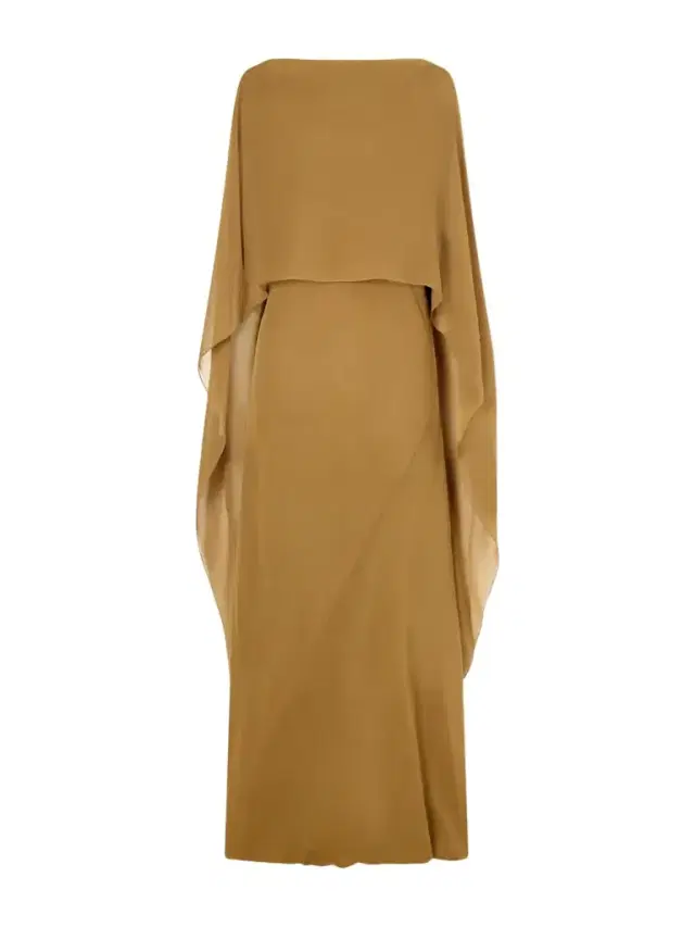 Cortana Galea One-shoulder Silk-chiffon Maxi Dress