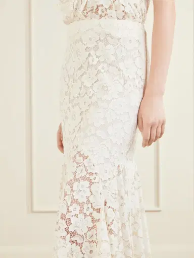Rixo Jade Pleated Lace Midi Skirt | Thumbnail 5 Rixo Jade Pleated Lace Midi Skirt | Thumbnail 5