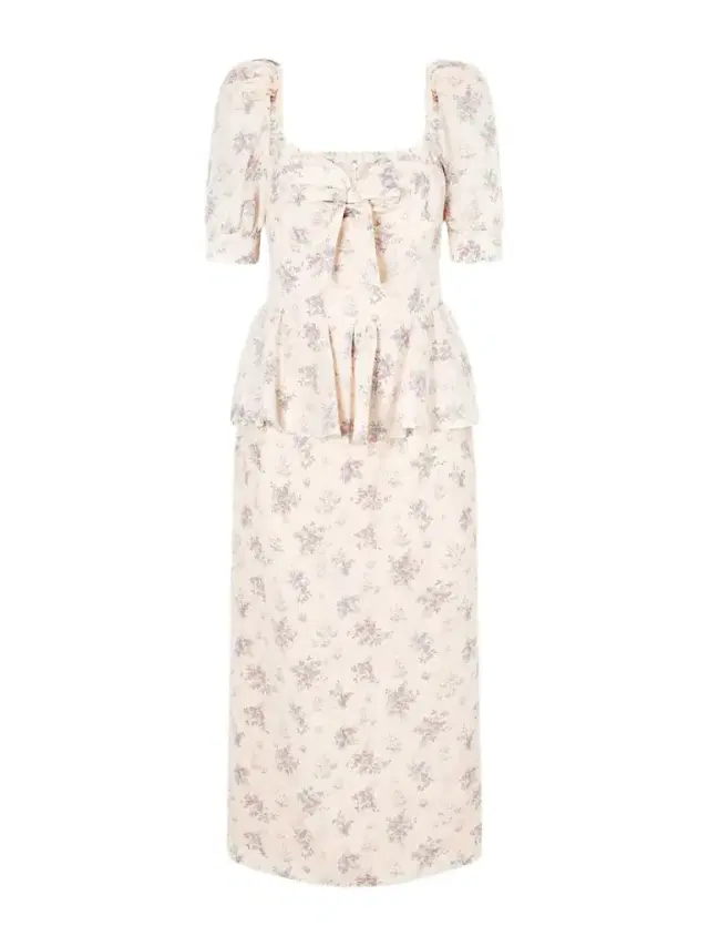 Alessandra Rich Floral-print Silk-satin Midi Dress