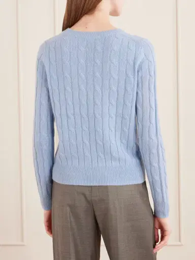 Nili Lotan Silvie Cable-knit Cashmere Sweater | Thumbnail 4