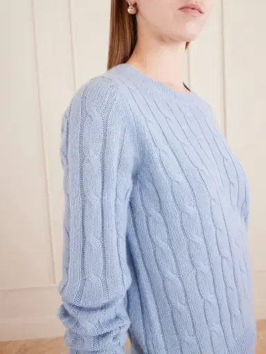 Nili Lotan Silvie Cable-knit Cashmere Sweater | Thumbnail 5