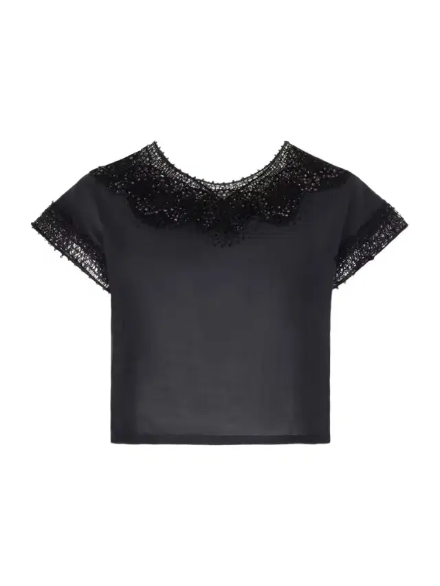 Caila Crochet-trimmed Ramie Top