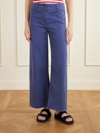 Nili Lotan Megan Cotton-blend Wide-leg Pants | Thumbnail 3