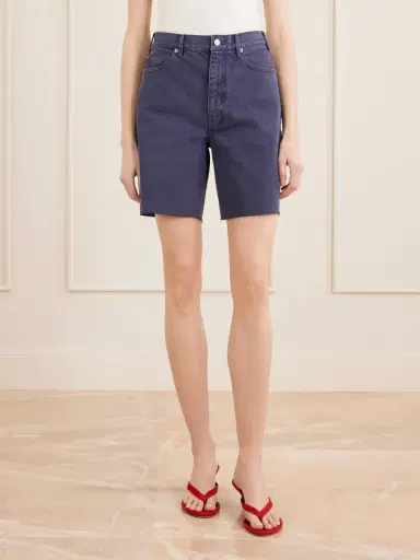 Nili Lotan Russel Frayed Denim Shorts | Thumbnail 3 Nili Lotan Russel Frayed Denim Shorts | Thumbnail 3