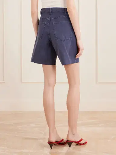 Nili Lotan Russel Frayed Denim Shorts | Thumbnail 4 Nili Lotan Russel Frayed Denim Shorts | Thumbnail 4