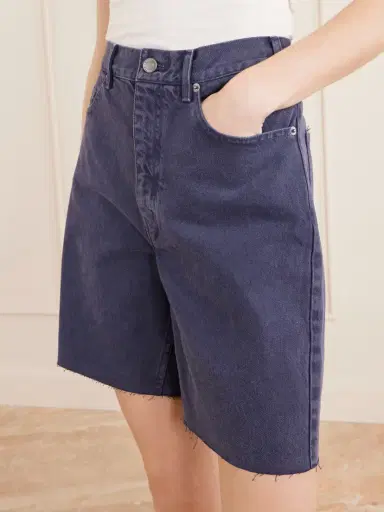 Nili Lotan Russel Frayed Denim Shorts | Thumbnail 5 Nili Lotan Russel Frayed Denim Shorts | Thumbnail 5