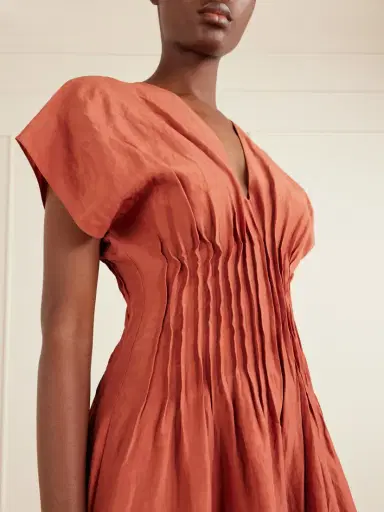 Cortana Elena Gathered Woven Maxi Dress | Thumbnail 4 Cortana Elena Gathered Woven Maxi Dress | Thumbnail 4