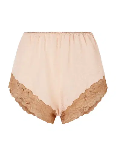 Chloé Lace-trimmed Silk-jacquard Shorts | Thumbnail 1