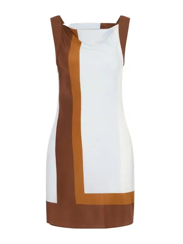 Marais Printed Silk Mini Dress